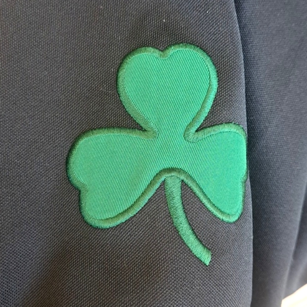 Nike Team Boston 63 Celtics NBA Nike Warm-Up Jacket Black Snap Buttons Vintage - Picture 6 of 13